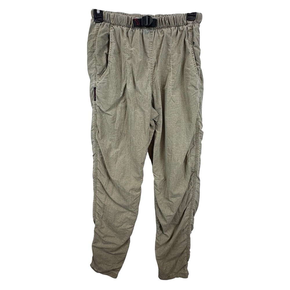 Vintage Y2K 100% Nylon Made in Usa Taupe Pants Skater Streetwear Size Small